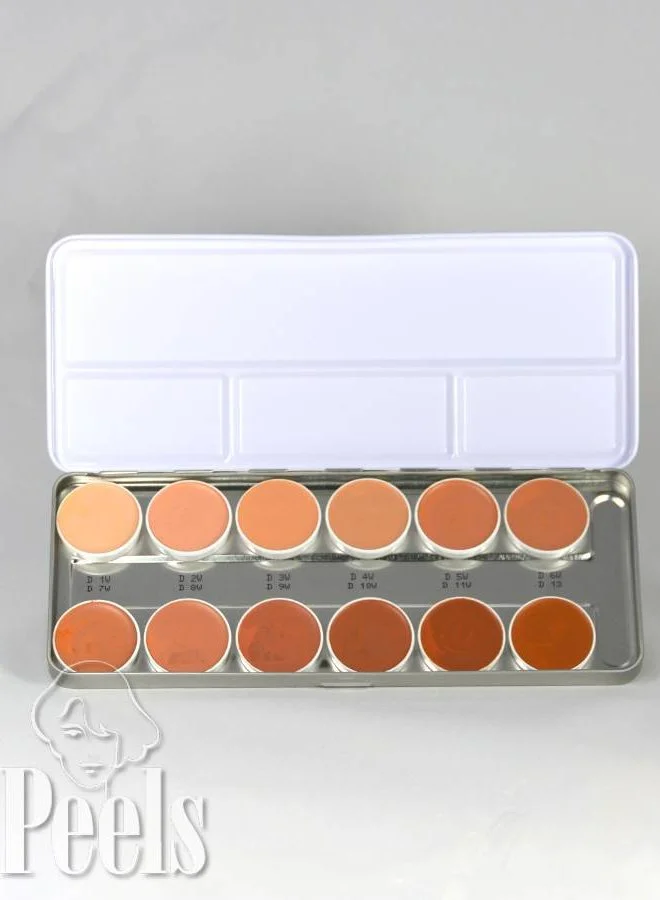 Dermacolor Camouflage Palette, Kleur C 3 Dermacolor Camouflage Palette, Kleur C