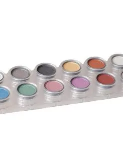 Grimas Oogschaduw/Rouge Glitter Palette 12 Kleuren (P1)