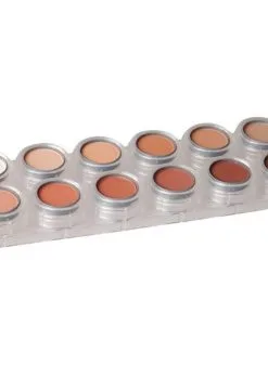 Grimas Oogschaduw/Rouge Palette 12 Kleuren (RH)