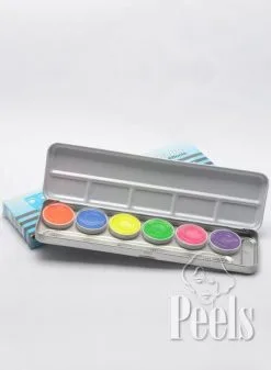 Kryolan Aquacolor Day Glow Effects Pallets6kl