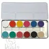 Kryolan Aquacolor Palette 12 Colors Kleur FP -Make-up Winkel kryolan aquacolor palette 12 colors kleur fp