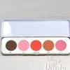 Kryolan Blusher Palette 5 Matte Kleuren -Make-up Winkel kryolan blusher palette 5 matte kleuren