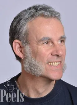 Kryolan Handgeknoopte Bakkebaarden Van Echt Haar, Breed Lang, Type 9223 -Make-up Winkel kryolan handgeknoopte bakkebaarden van echt haar b 3