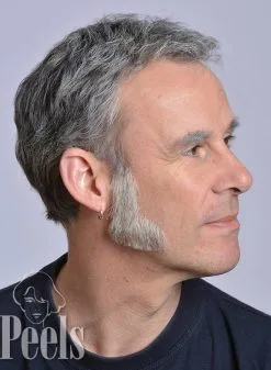 Kryolan Handgeknoopte Bakkebaarden Van Echt Haar, Smal Lang, Type 9222 -Make-up Winkel kryolan handgeknoopte bakkebaarden van echt haar s 3