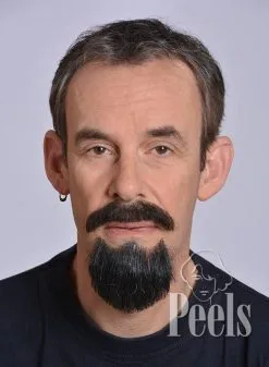 Kryolan Handgeknoopte Korte Kinbaard Van Echt Haar, Type 9232 -Make-up Winkel kryolan handgeknoopte korte kinbaard van echt haar 2