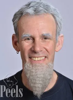 Kryolan Handgeknoopte Lange Kinbaard Van Echt Haar, Type 9233 -Make-up Winkel kryolan handgeknoopte lange kinbaard van echt haar 3