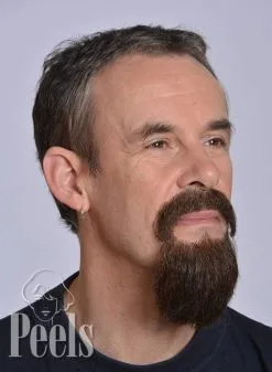 Kryolan Handgeknoopte Lange Kinbaard Van Echt Haar, Type 9233 -Make-up Winkel kryolan handgeknoopte lange kinbaard van echt haar 4