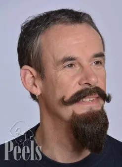 Kryolan Handgeknoopte Lange Kinbaard Van Echt Haar, Type 9233 -Make-up Winkel kryolan handgeknoopte lange kinbaard van echt haar 5