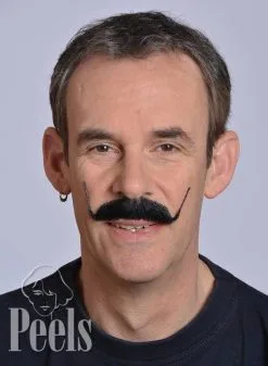 Kryolan Handgeknoopte Snor Van Echt Haar, Dali, Type 9216 -Make-up Winkel kryolan handgeknoopte snor van echt haar dali type 2