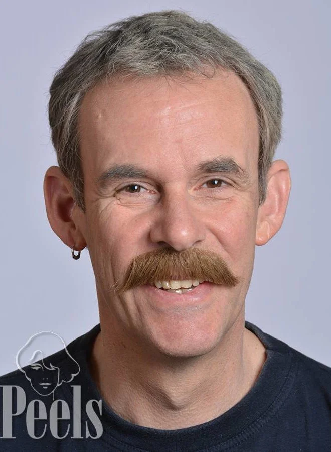 Kryolan Handgeknoopte Snor Van Echt Haar, Hangsnor, Type 9218 3 Kryolan Handgeknoopte Snor Van Echt Haar, Hangsnor, Type 9218