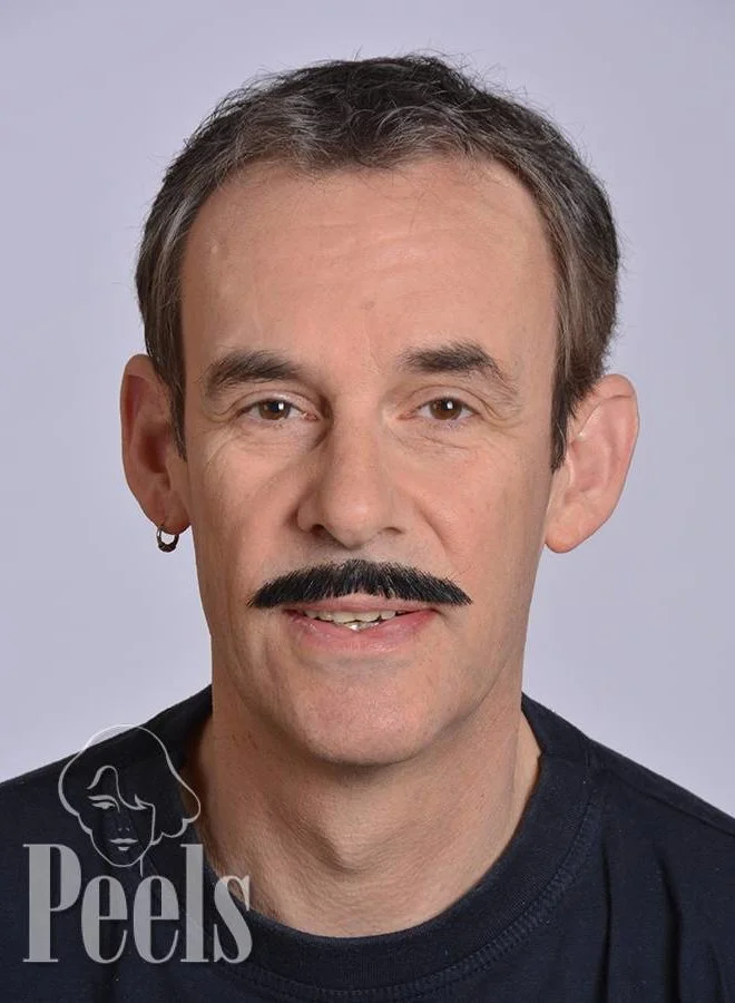 Kryolan Handgeknoopte Snor Van Echt Haar, Smal Dun, Type 9213 5 Kryolan Handgeknoopte Snor Van Echt Haar, Smal Dun, Type 9213 - Afbeelding 3