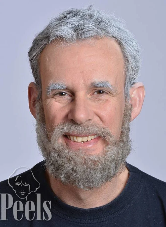 Kryolan Handgeknoopte Volle Baard Van Echt Haar, Hoekig, Type 9234 8 Kryolan Handgeknoopte Volle Baard Van Echt Haar, Hoekig, Type 9234 - Afbeelding 6