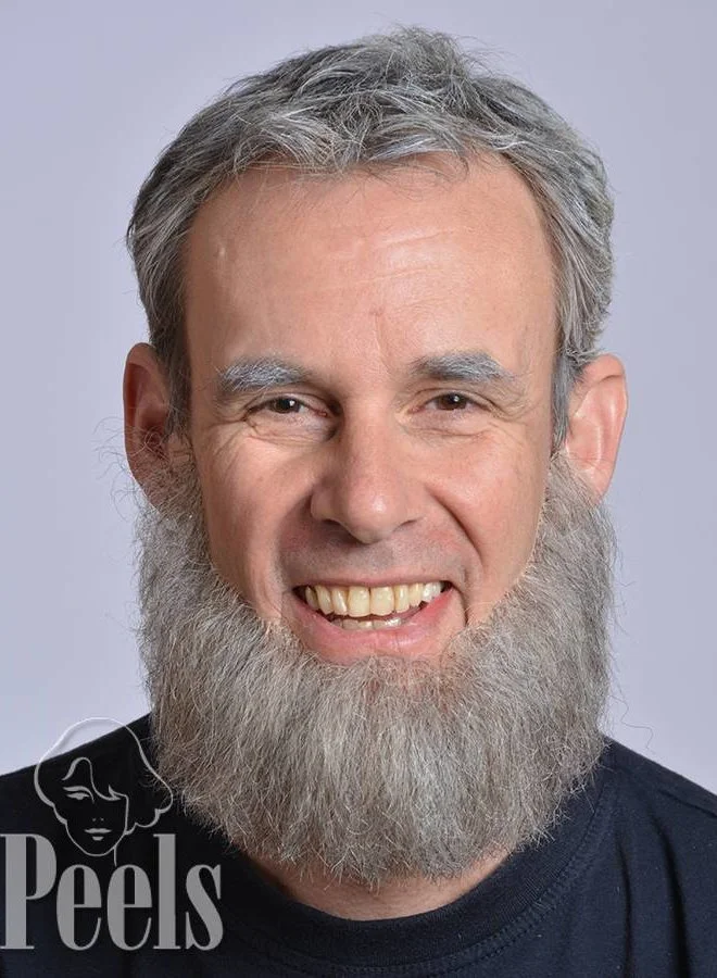 Kryolan Handgeknoopte Volle Baard Van Echt Haar, Recht Gesneden, Type 9235 6 Kryolan Handgeknoopte Volle Baard Van Echt Haar, Recht Gesneden, Type 9235 - Afbeelding 4