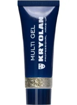 Kryolan Multigel Glitter Type Coarse Kleur Gold