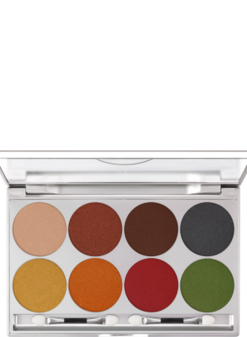 Kryolan Viva Brilliant Color Palette, 8 Colors, Kleur FR2