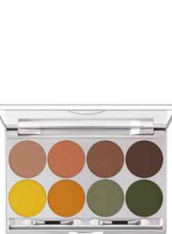 Kryolan Viva Matt Color Palette, 8 Colors, Kleur Sun 2